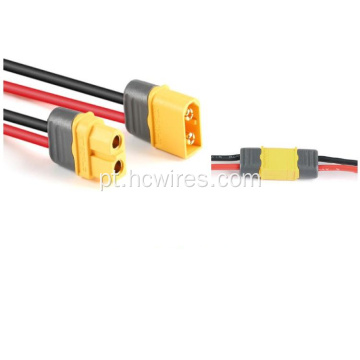 Conector da bateria do chicote de arame XT60